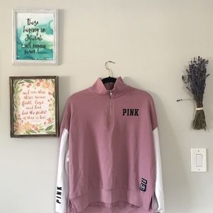 Mauve VS Pink Quarter Zip